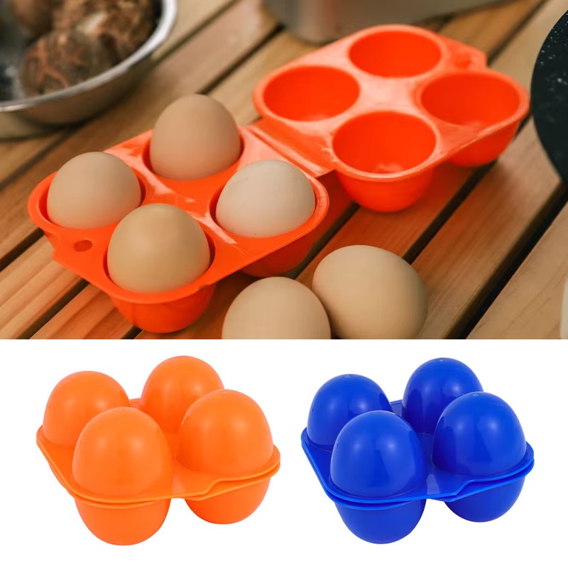 4 ตารางไข่แบบพกพาภาชนะพลาสติกก - Camping Cooking Container บทวิจารณ์และราคา