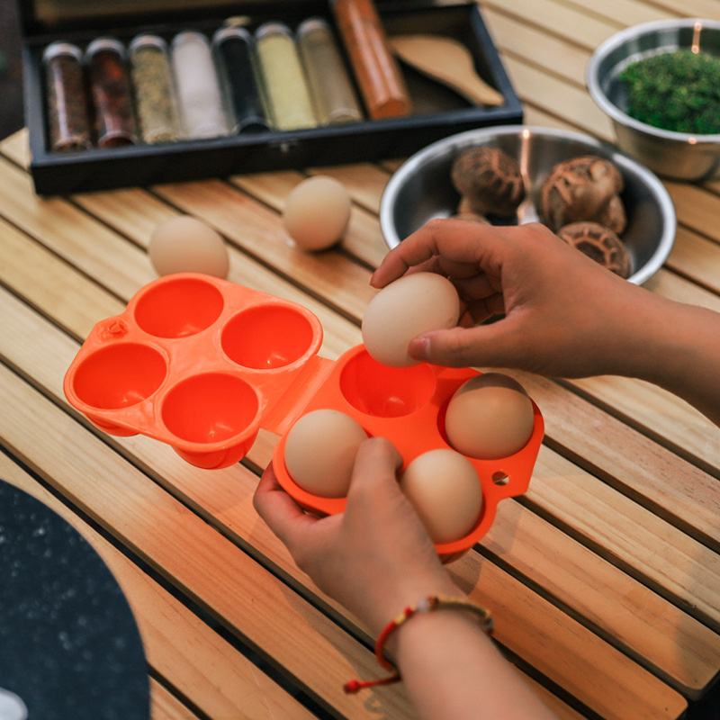4 ตารางไข่แบบพกพาภาชนะพลาสติกก - Camping Cooking Container บทวิจารณ์และราคา
