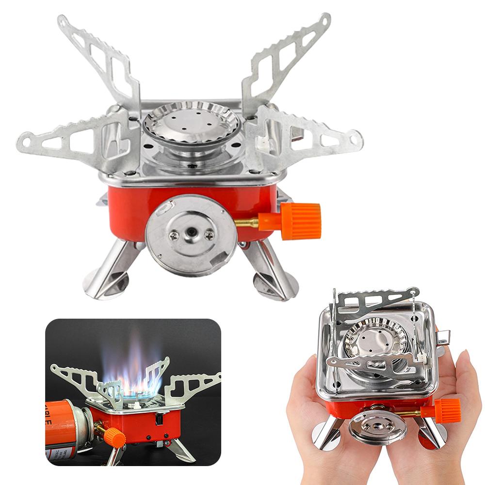 เตาแก๊สพกพาสำหรับตั้งแคมป์ พับ - Camping Cooking Hob บทวิจารณ์และราคา
