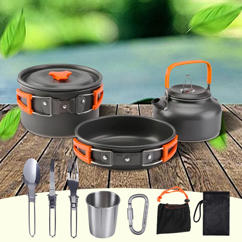 ชุดเครื่องครัวสำหรับตั้งแคมป์  - Camping Hiking Cooking บทวิจารณ์และราคา