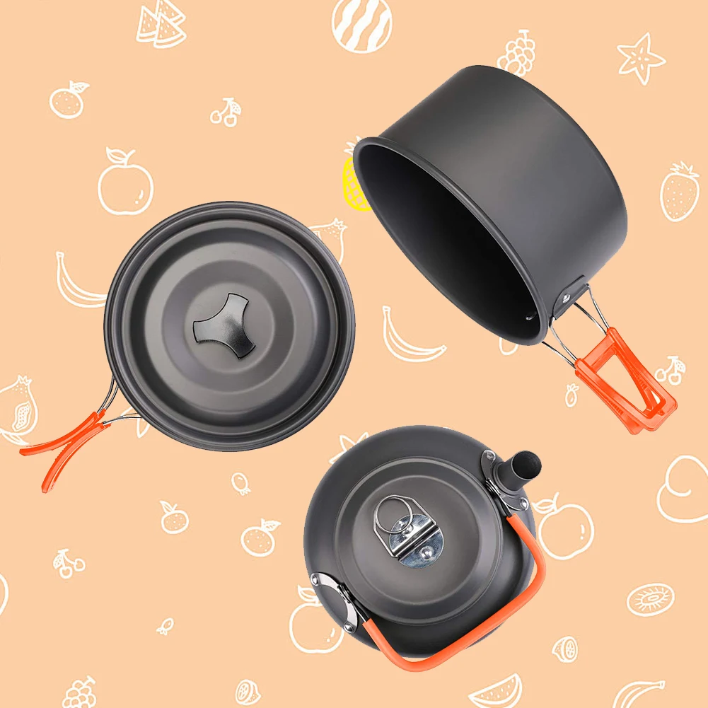 ชุดเครื่องครัวสำหรับตั้งแคมป์  - Camping Hiking Cooking บทวิจารณ์และราคา