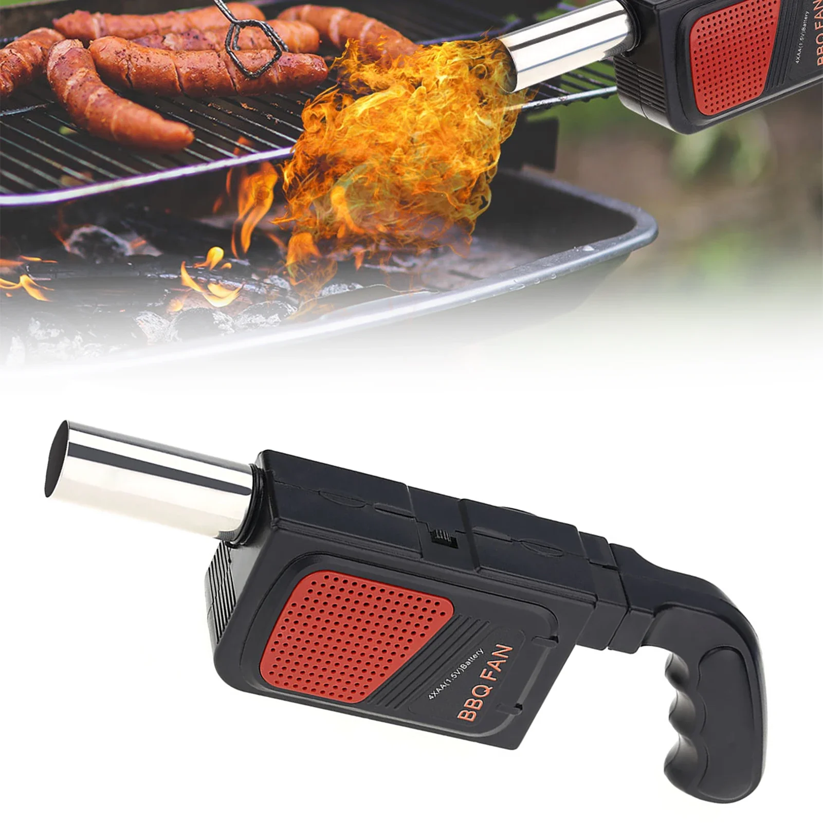 พัดลมไฟฟ้าแบบพกพาสำหรับบาร์บีค - Camping Hiking Cooking บทวิจารณ์และราคา
