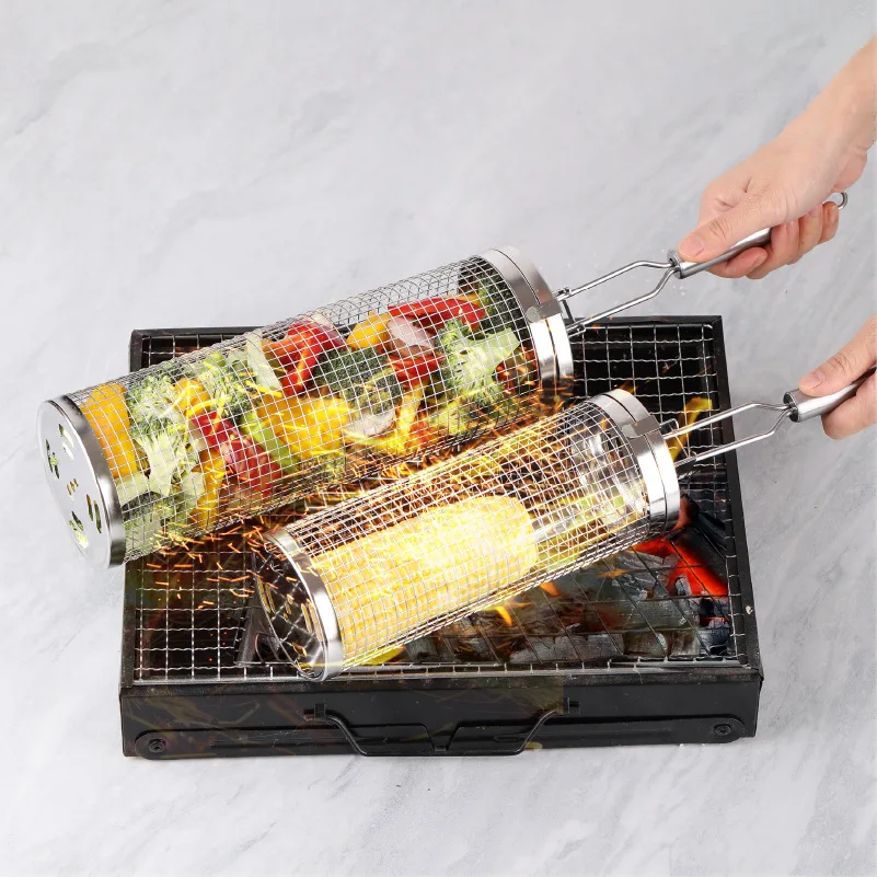ตะกร้าย่างสเตนเลสสตีลแบบม้วนได - Camping Cooking Roll บทวิจารณ์และราคา