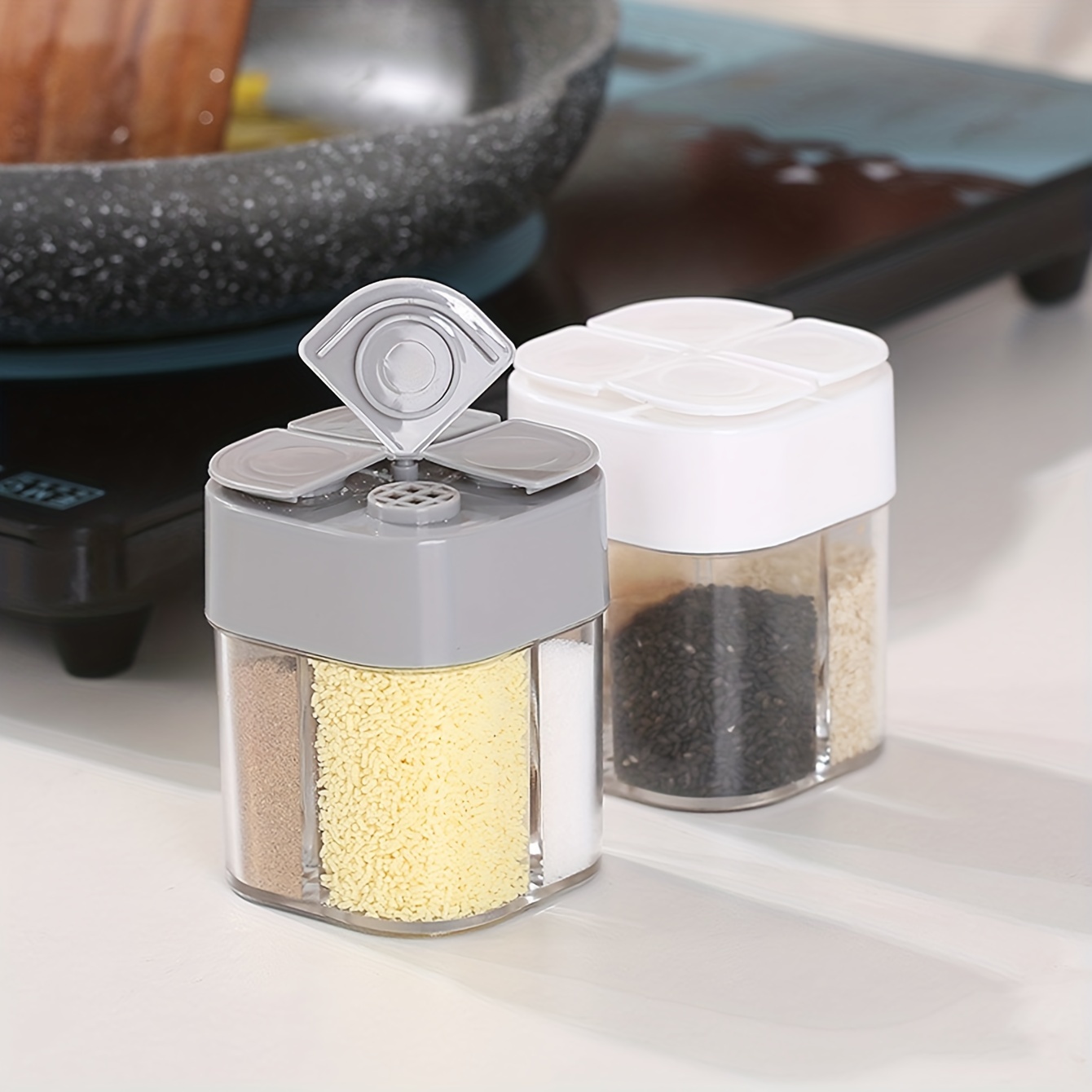 4in1 Camping Seasoning Shaker  - Camping Cooking Container บทวิจารณ์และราคา