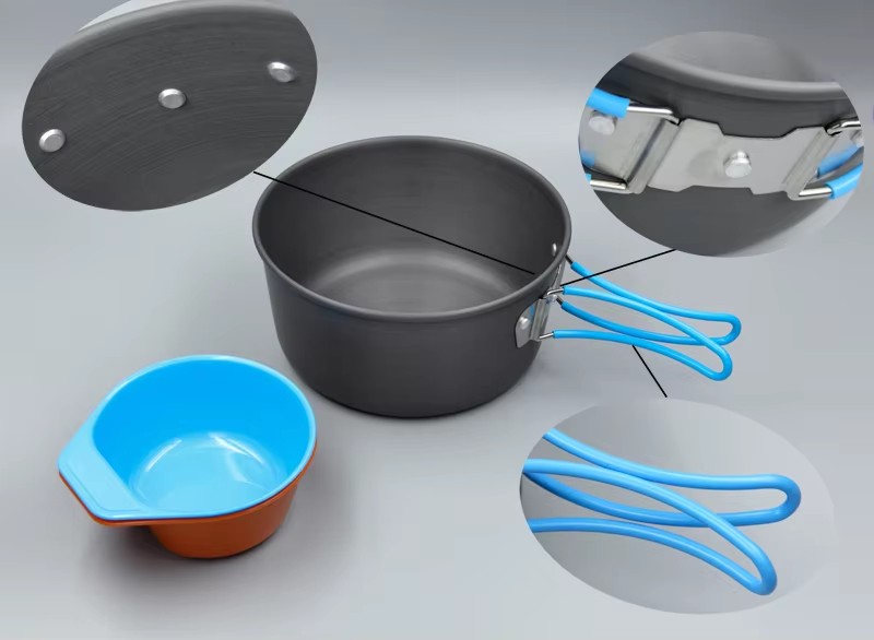 เครื่องครัวตั้งแคมป์แบกเป้หม้อ - Camping Cooking Kits บทวิจารณ์และราคา