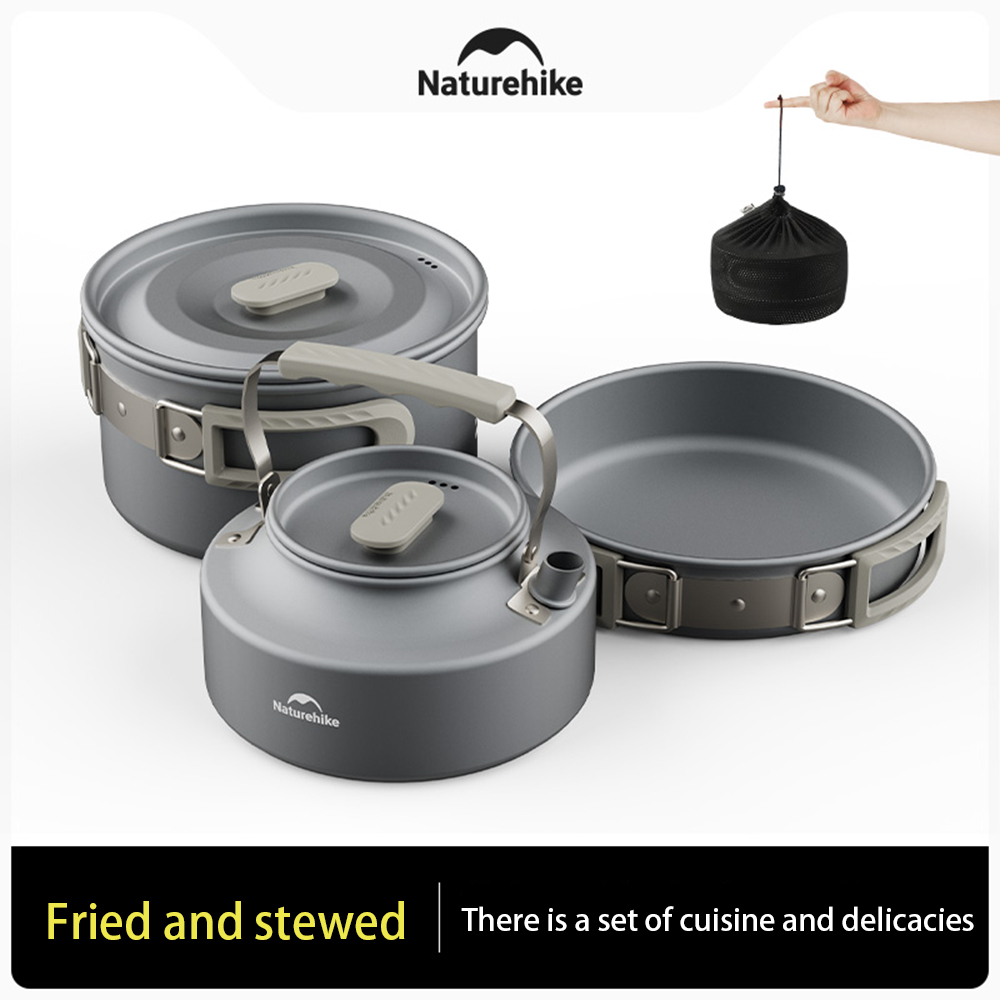 Naturehike ชุดหม้อกลางแจ้ง,อุป - Camping Hiking Cooking บทวิจารณ์และราคา